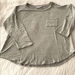 Grey top with pocket